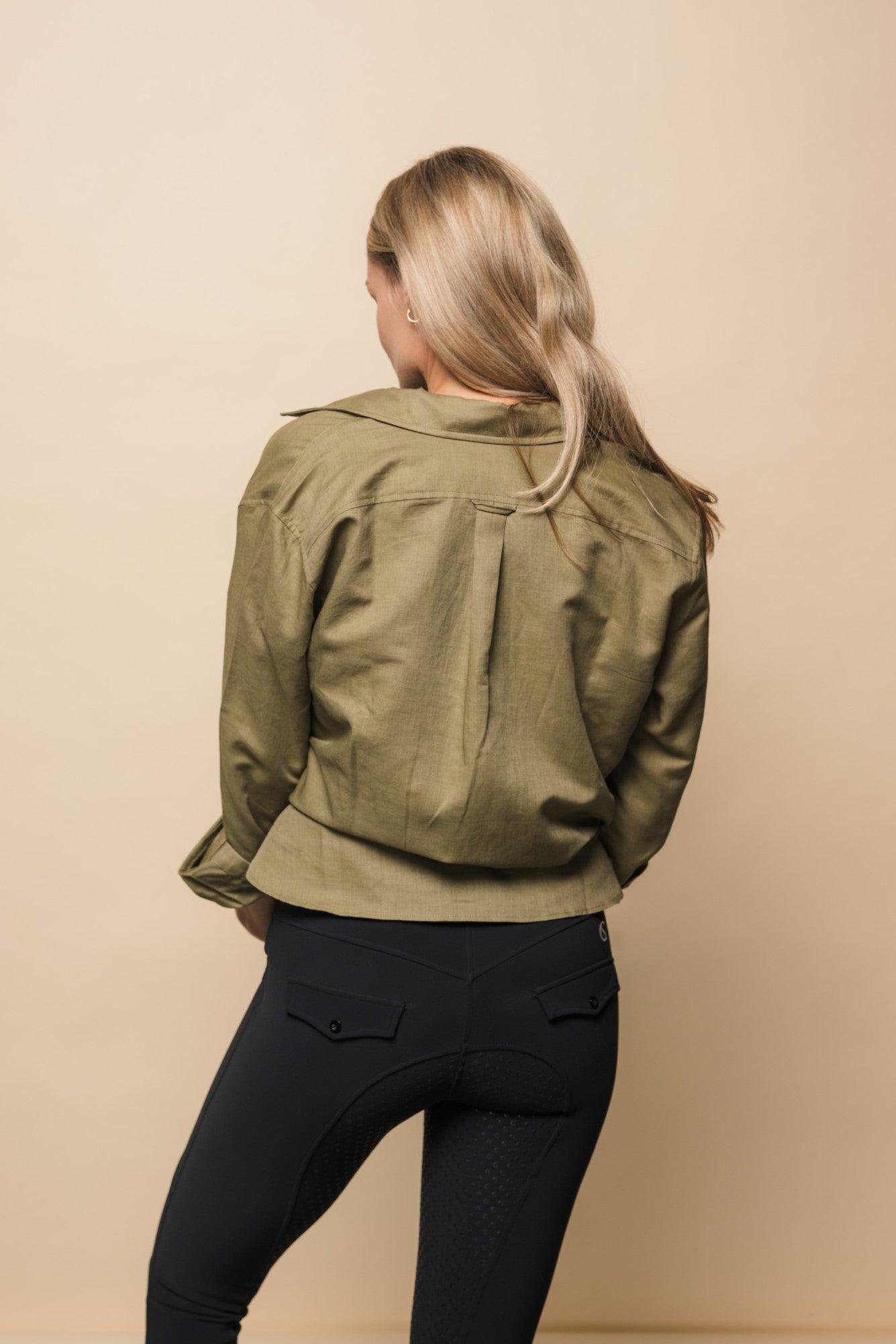 Linen Shirt - Oliva