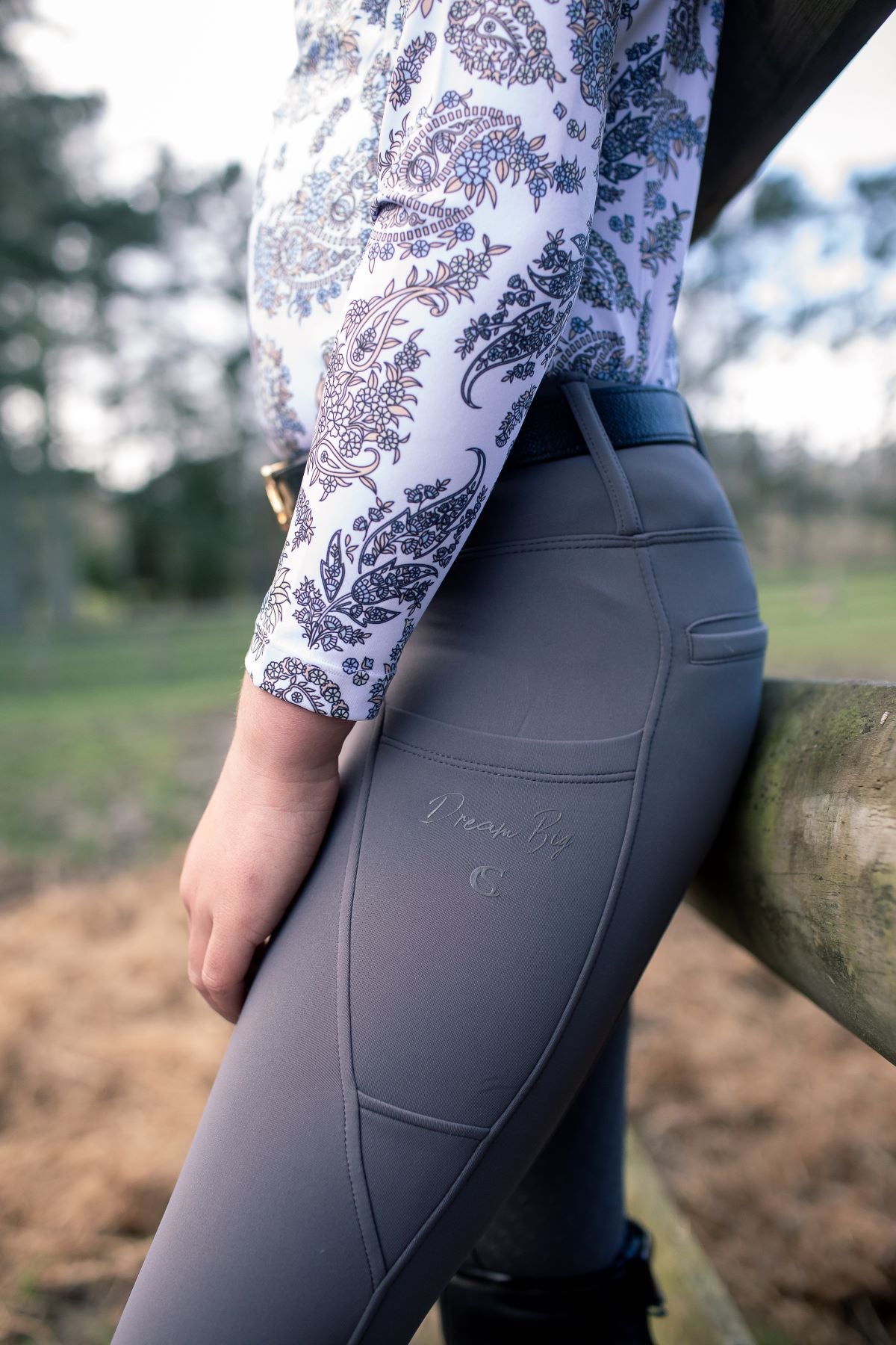 YR Therma Riding Tights - Grigia