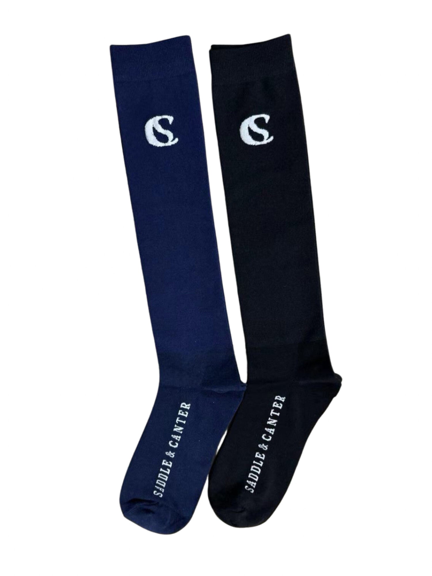 Saddle & Canter Riding Socks - Azzuro