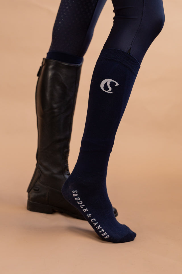 Saddle & Canter Riding Socks - Nero