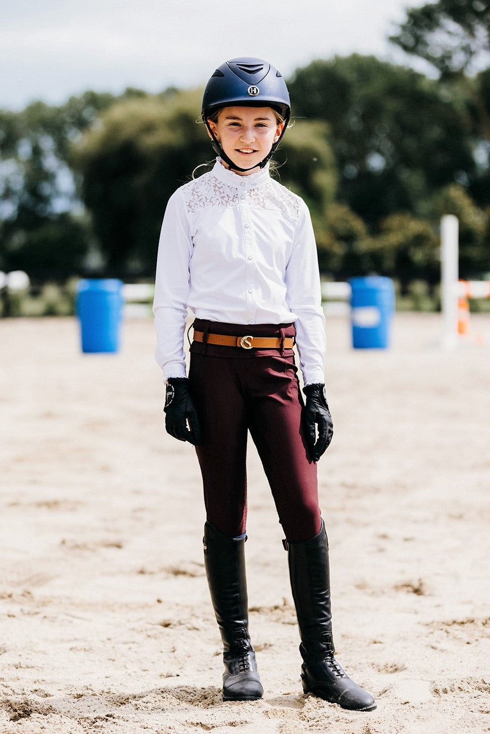 YR Riding Tights - Bordeaux