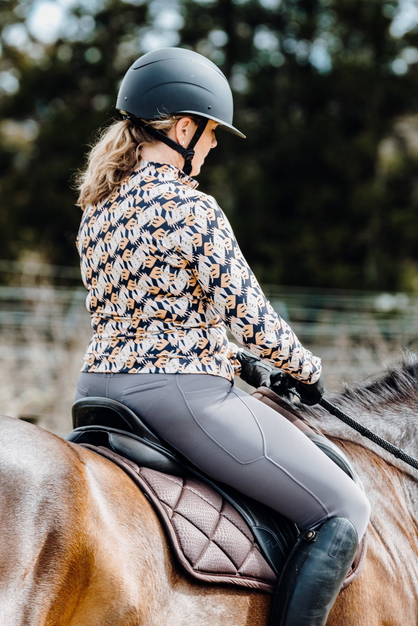 Women's Horse Riding Leggings. Winter Riding Tights with phone pocket. –  Saddle & Canter