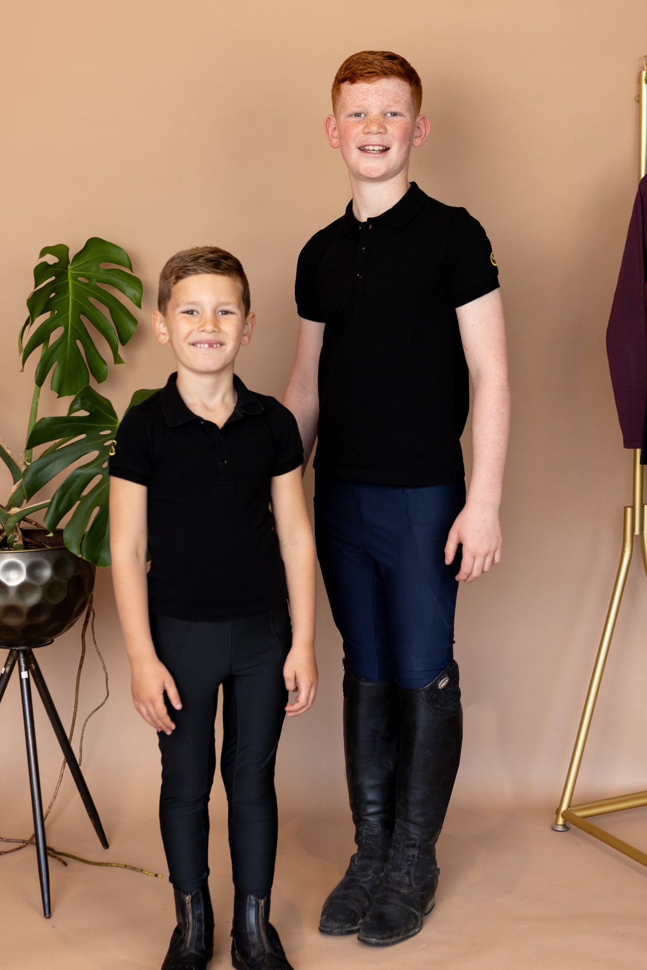 Boys Riding Leggings - Azzuro