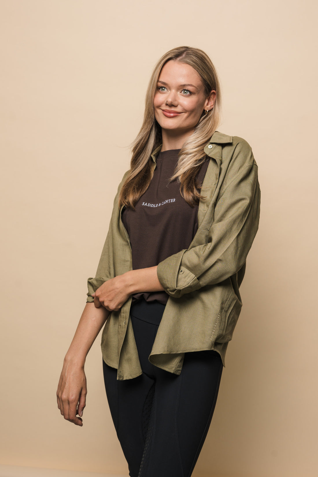 Linen Shirt - Oliva