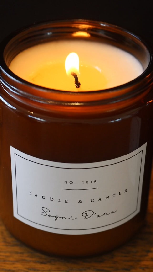 Hand Poured Scented Candle - Sogni d’Oro