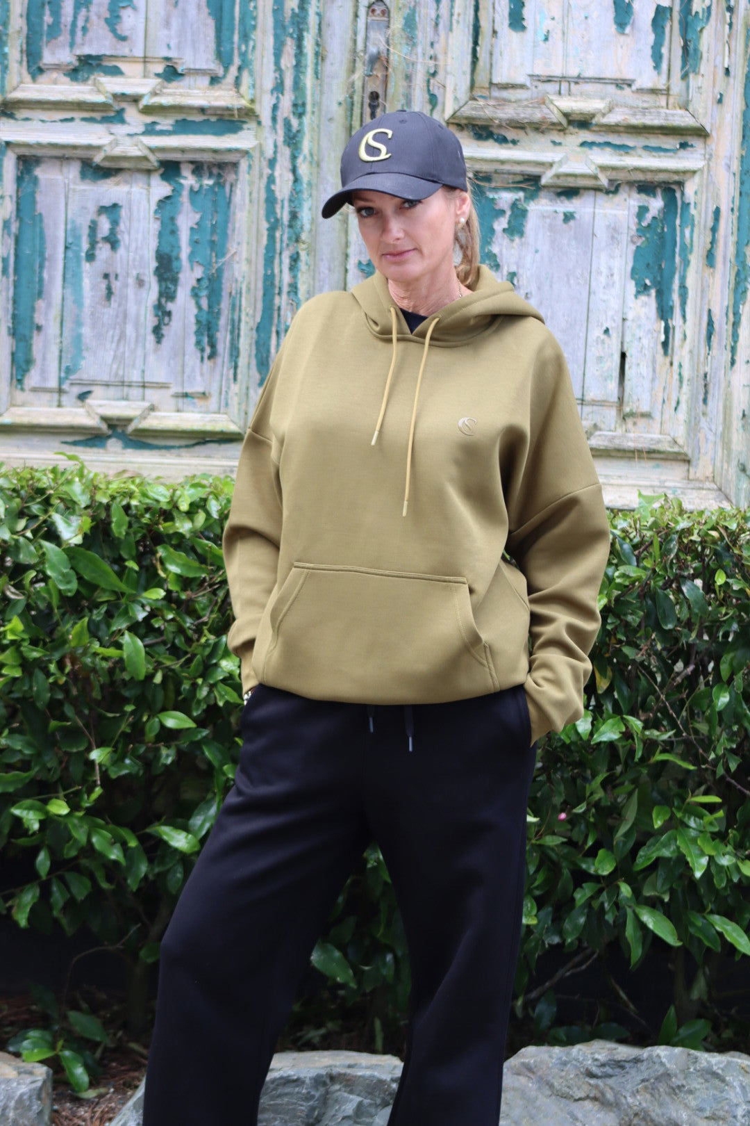 Casa Oversized Hoodie - Oliva