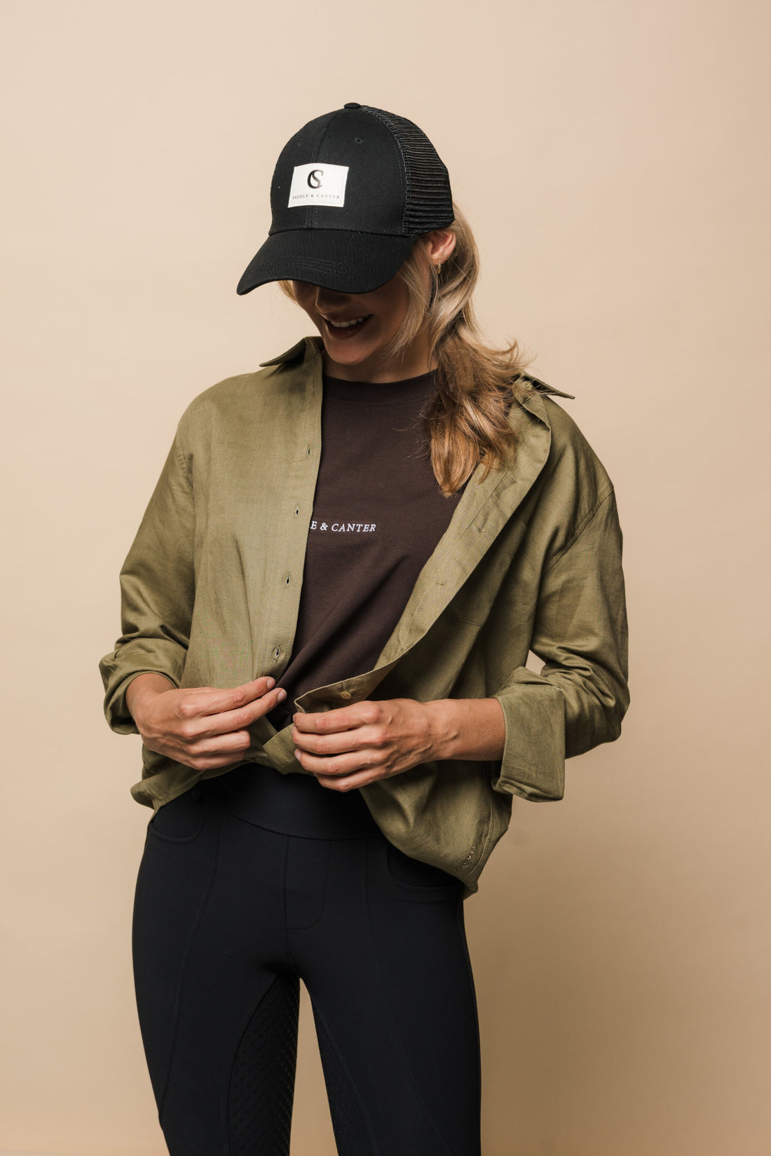 Linen Shirt - Oliva