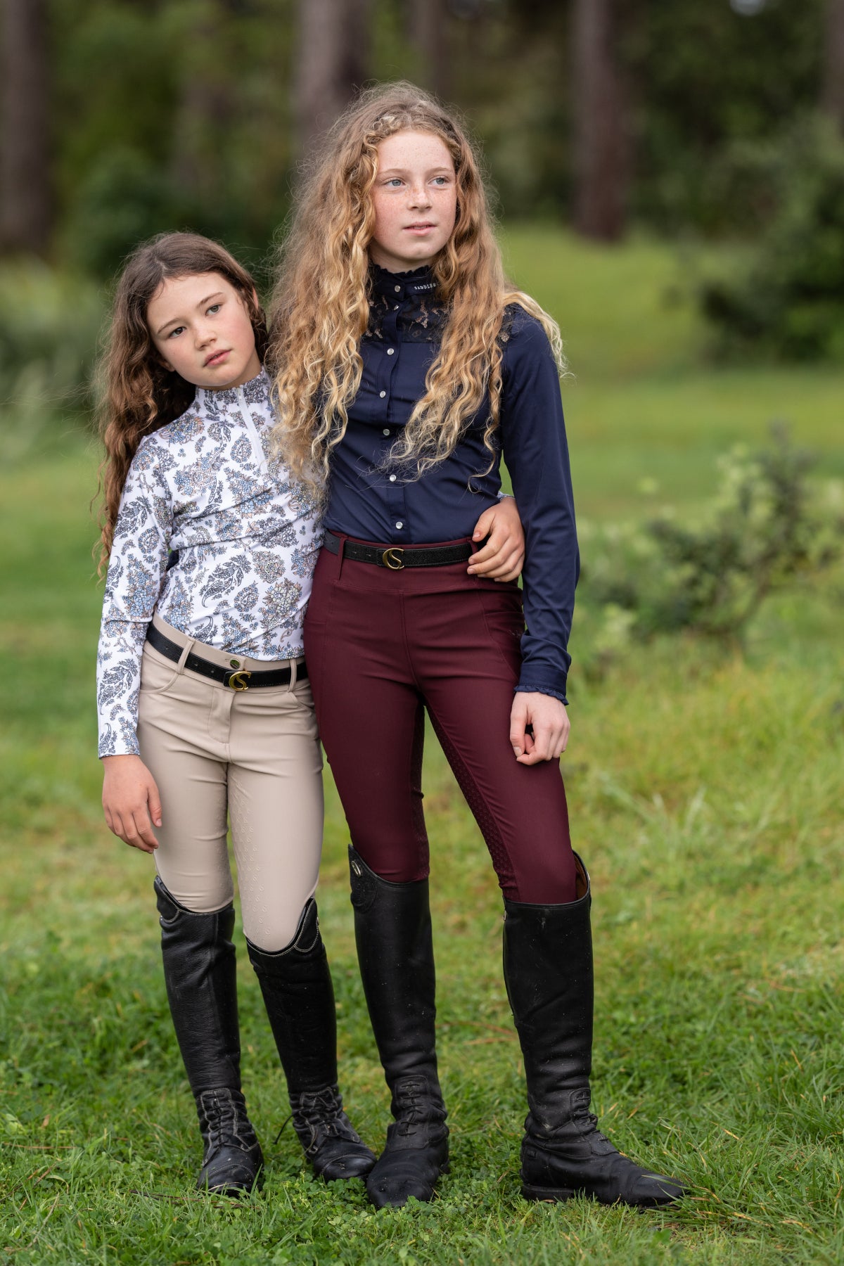 Girls shop riding accessories